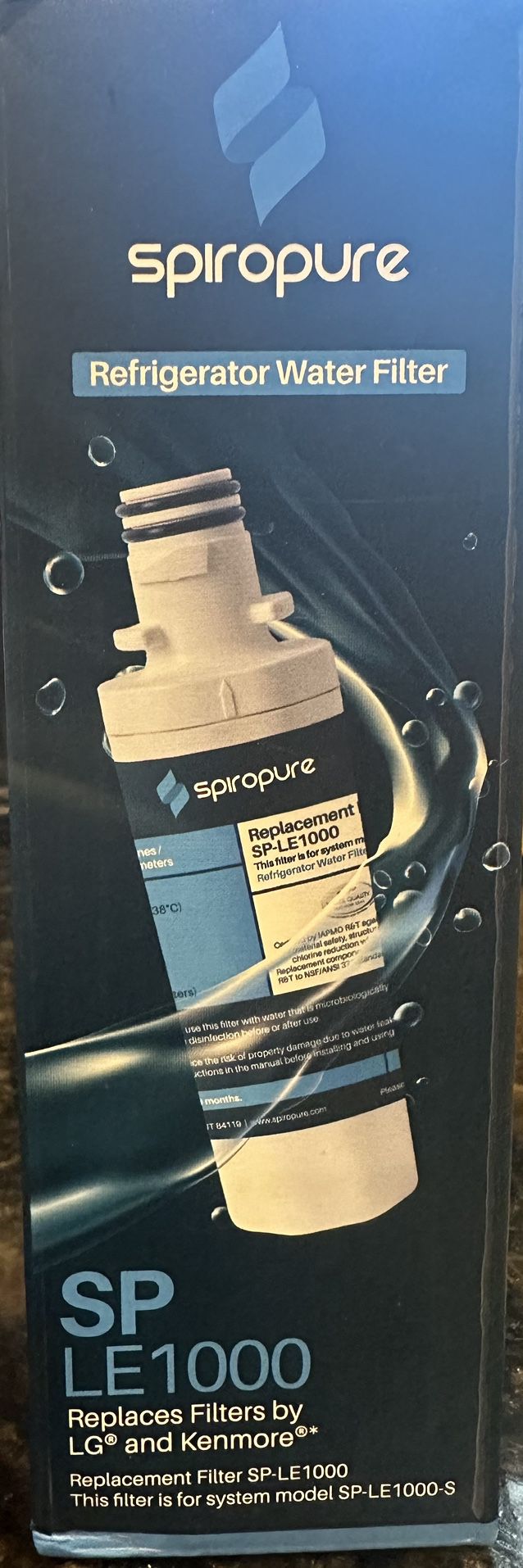 SpiroPure Refrigerator Water Filter
