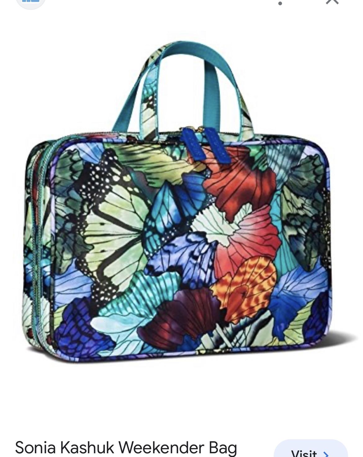 Sonia Kashuk™ Weekender Makeup and toiletries bag Never used, great for traveling beautiful design Fits all you makeup and toiletries in one, lots o