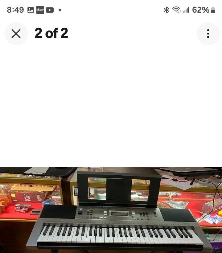 Yamaha PSR-E353 61-Key Portable Keyboard with ac adapter, excellent condition