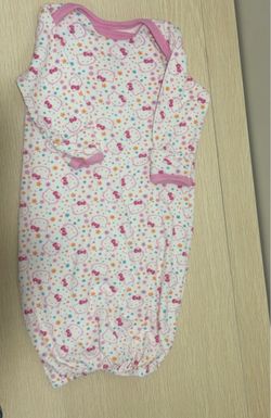 New 0-6 Months Sleeper gown swaddle hello kitty