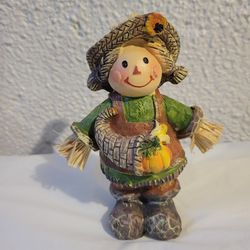 Adorable Fall Vintage Scarecrow Girl  Thumbnail