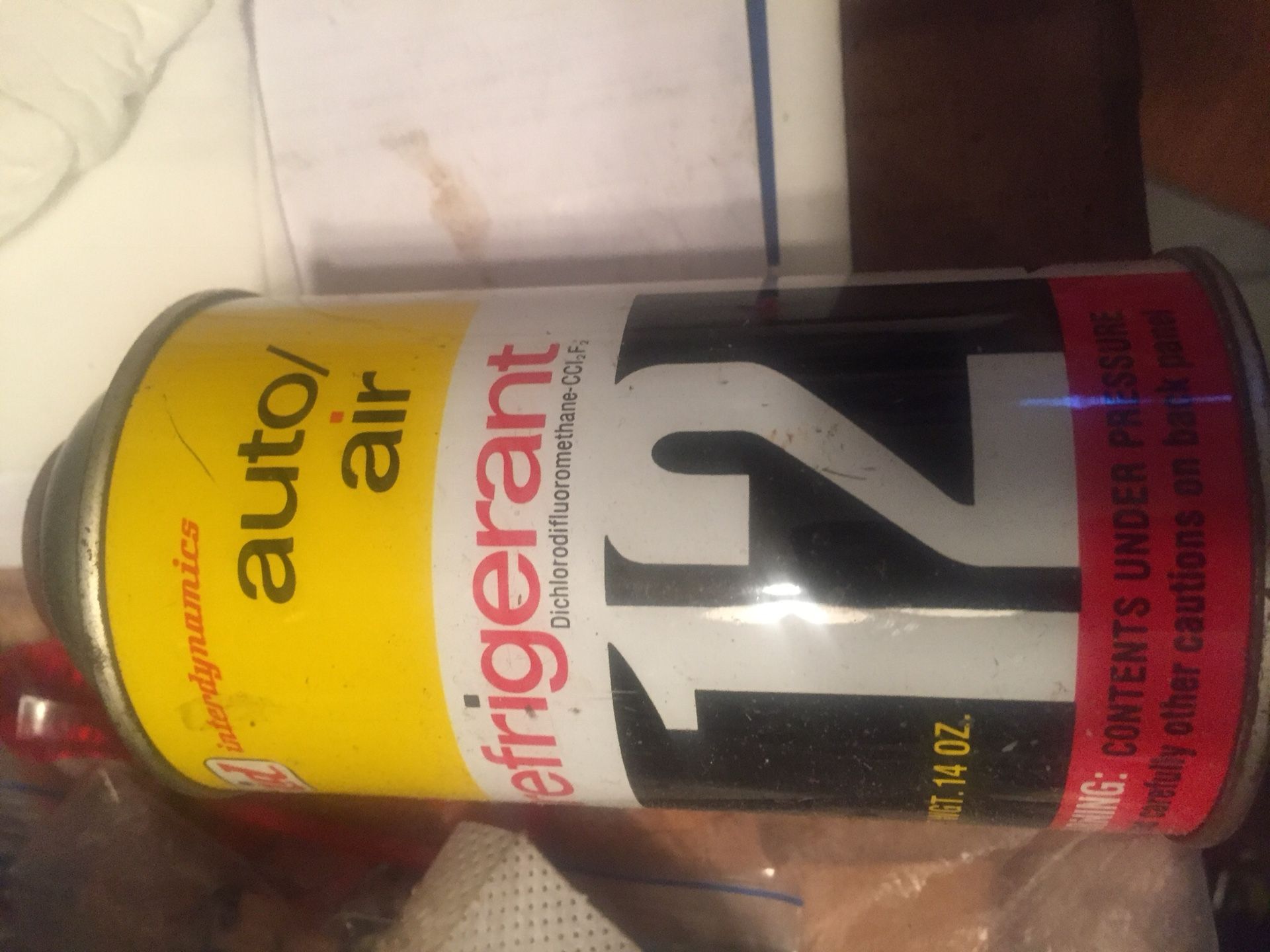 New can R 12