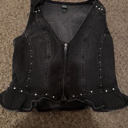 Wild Fable Denim Vest (Small)