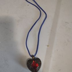 Red Heart Necklace 