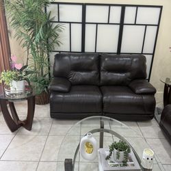 2 Set Furniture Dark Brown