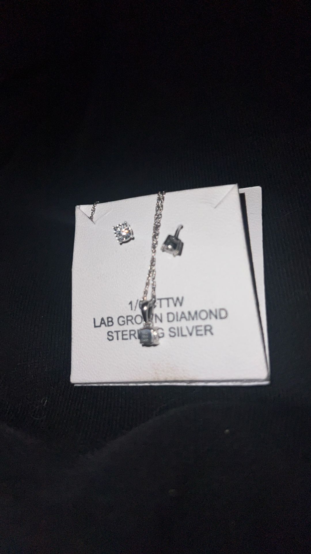 Diamond Necklace/ Earrings
