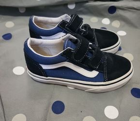 Vans Old Skool Kids Velcro Sneakers 13 kids