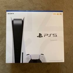 Sony PlayStation  5 Disc Version  Console 