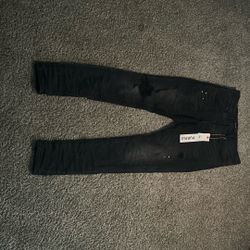 Black Purple Brand Jeans