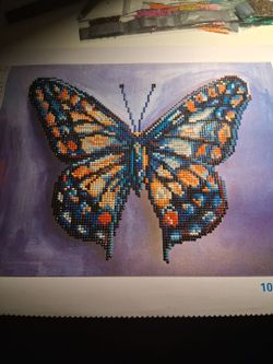 Butterfly diamond art