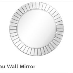 Modern Round Wall Mirror – Beau Mirror – Elegant Decorative Frame