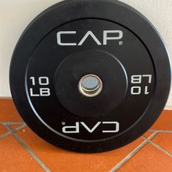CAP Barbell Rubber Olympic Bumper Plate 