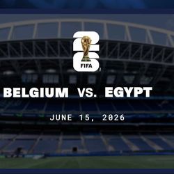 World Cup 6/15/26: Belgium vs Egypt