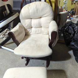 Rocker Chair and Foot REST