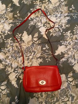 Coach Vibrant Crossbody Bag with Gold Hardware