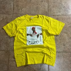 Supreme yellow Gucci mane Tee