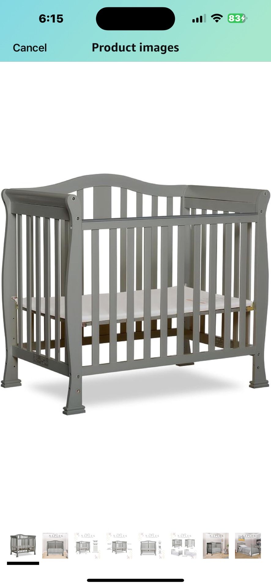 Baby Crib with mattress