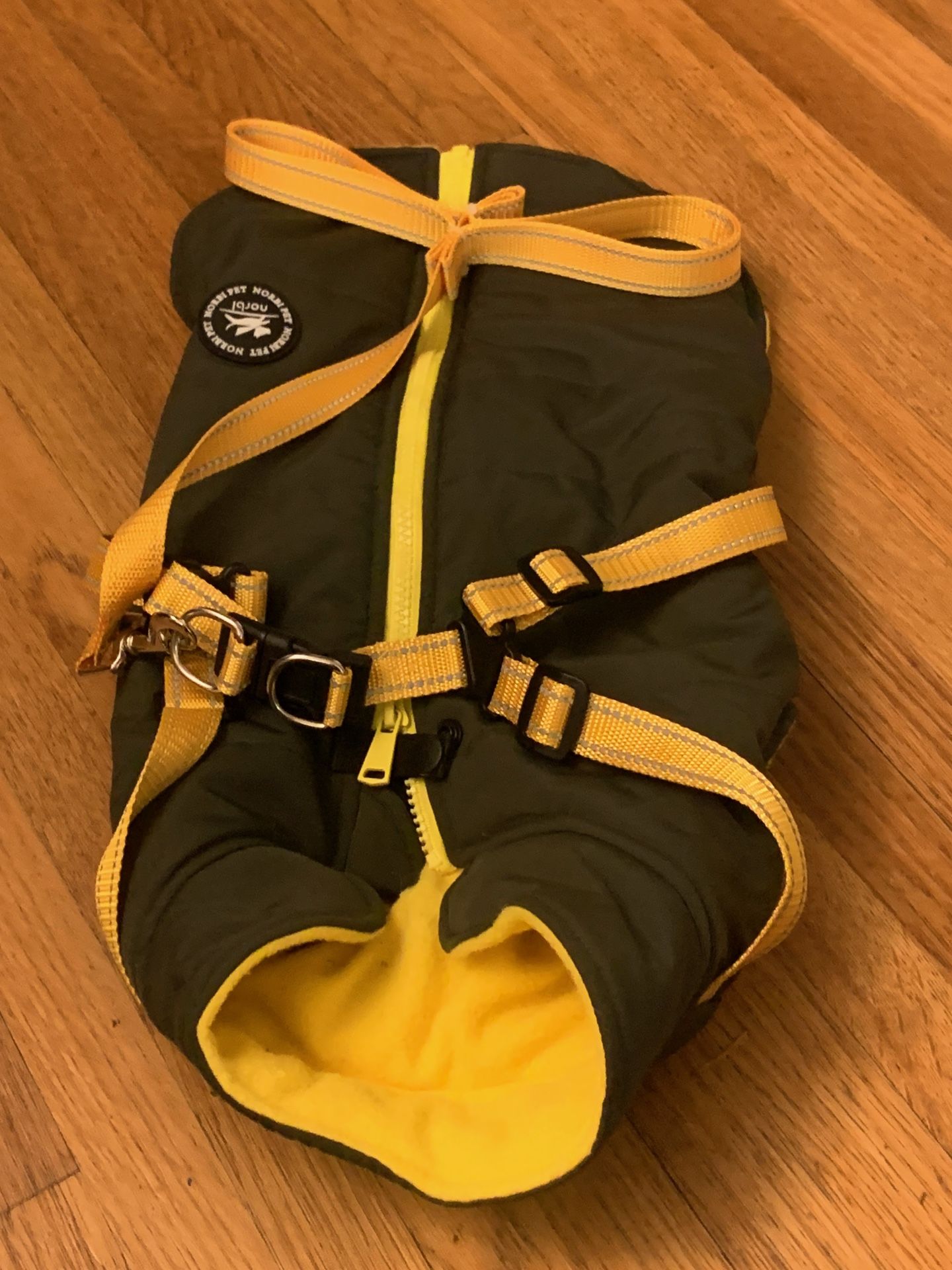 Green And Yellow Doggie Vest