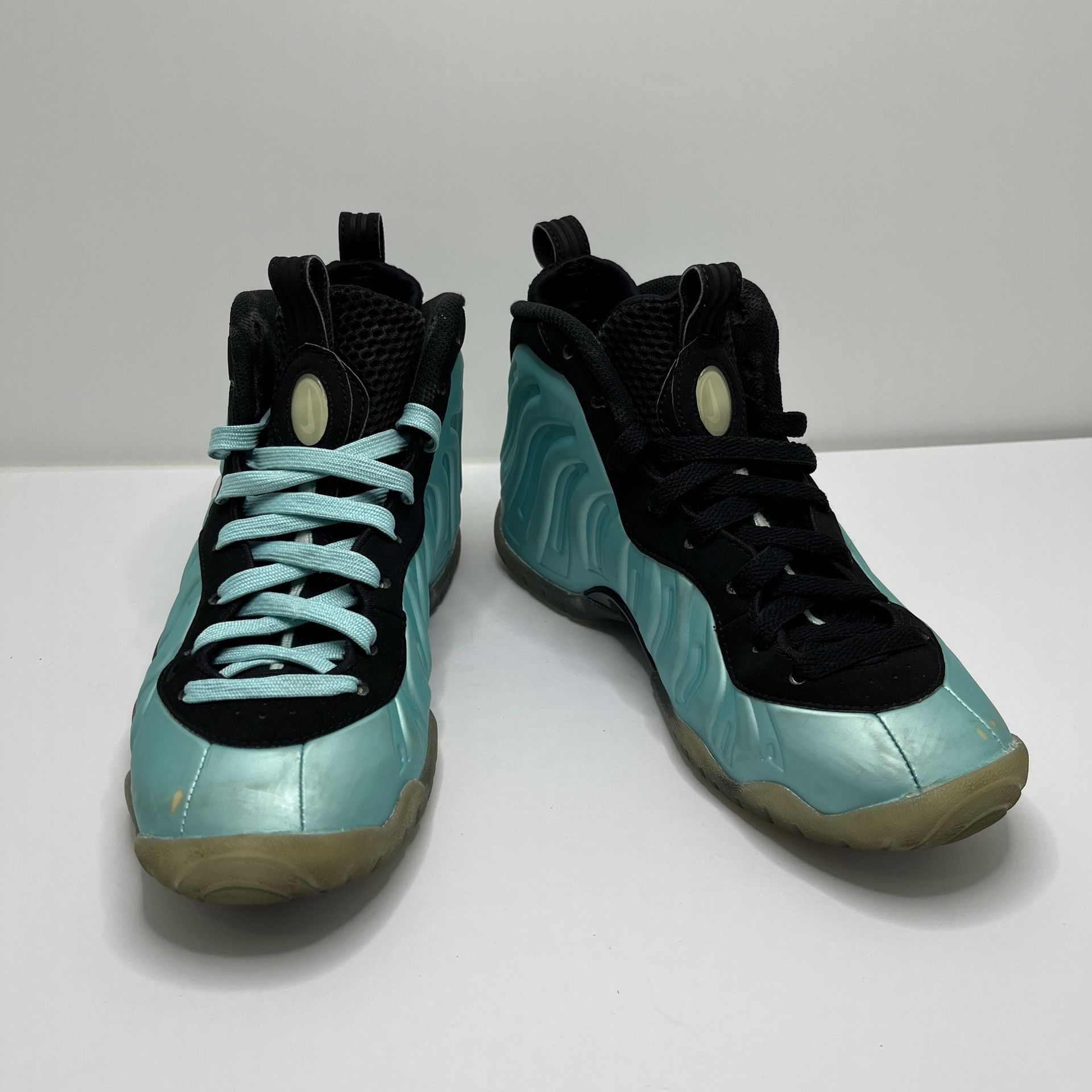 NIKE Foamposite Little Posite Pro Island Green 644792-303 Size 4.5Y Women’s 6