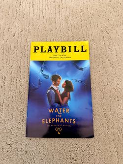 Playbill Water for Elephants Civic Theatre San Diego