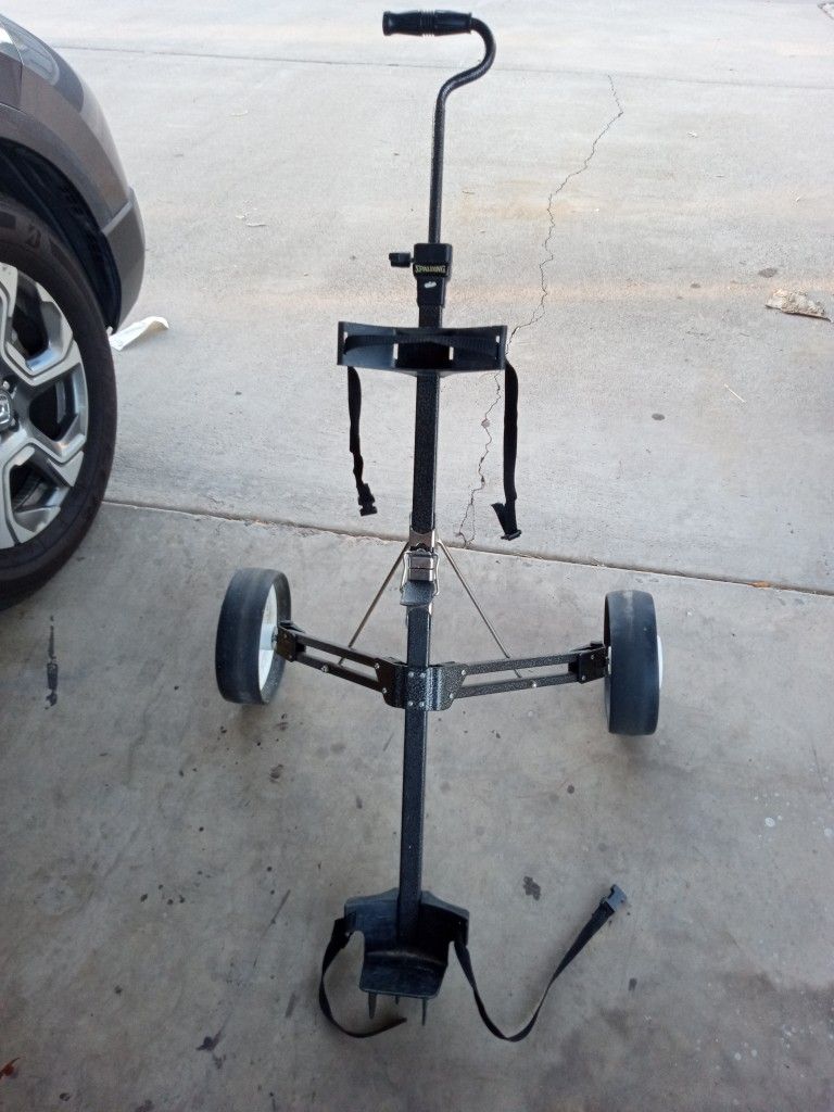 Spalding Golf Push Pull Cart