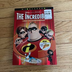The Incredibles dvd 2 disc 