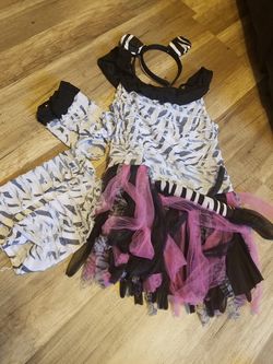 Zebra costume size 7/8.