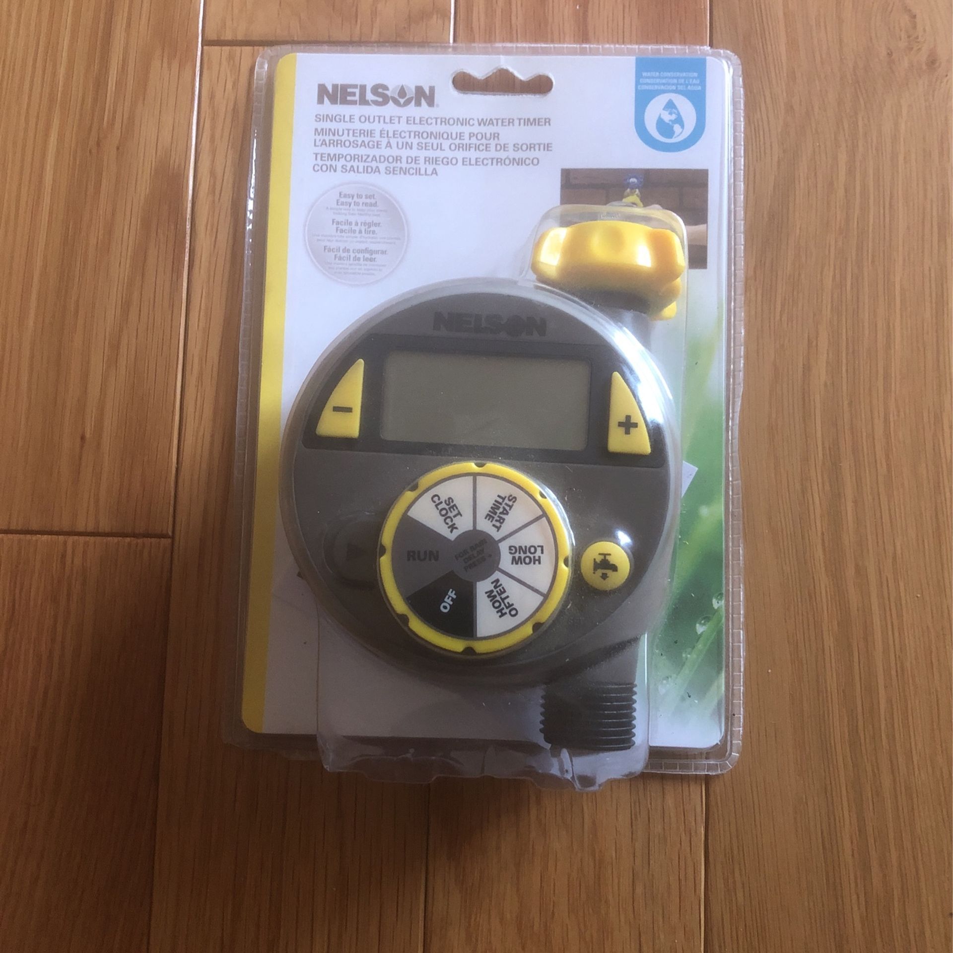 Nelson Single Outlet Electronic Water Timer! Customize Run Time from 1-360 Min.
