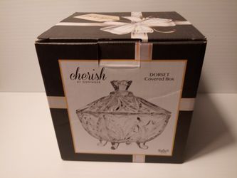Shannon Crystal Dorset Covered Box, new in box