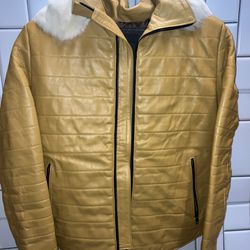 Yellow Leather Jacket 