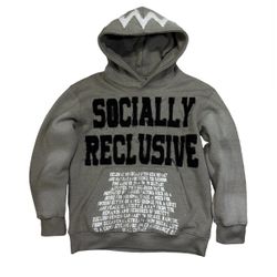 Socially Reclusive Definition Hoodie Grey (Small)