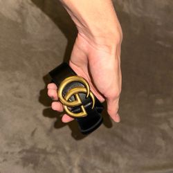 Gucci GG Marmont Leather Belt