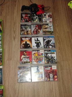 PlayStation 3 games/controller LOT