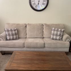 Beige And Brown Furniture Set