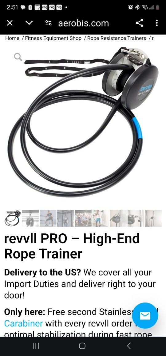 FITNESS AEROBIS Revell Pro Rope Trainer