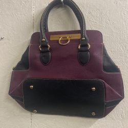Purple And Black Purse