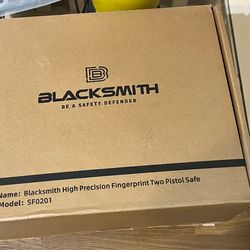Blacksmith High Precision Fingerprint Two Pistol Safe