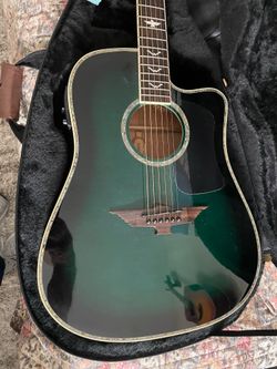 Keith Urban "Light The Fuse" collection Emerald Burst Acoustic Electric Guitar