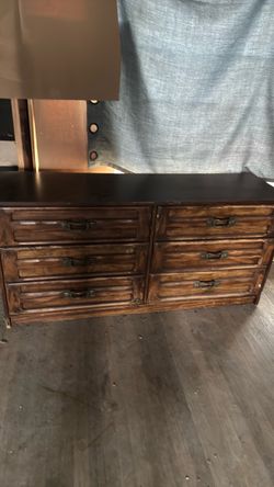 Wood dresser