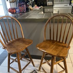 Two Bar Heights Stools small delivery fee