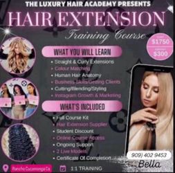 Hair extensions course