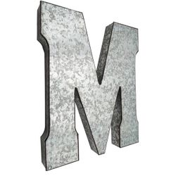 Wedding Decor Galvanized Metal Letters