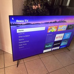 HUGE 75” 4k Hisense ROKU  Led Ultra Thin Bluetooth  Wi-Fi 