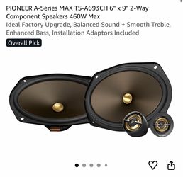Pioneer speakers 6x9 / Subwoofer/ Accessories etc
