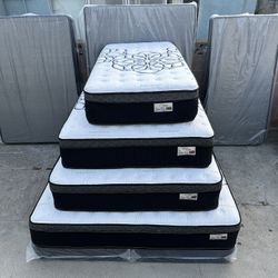 Queen Size Mattress Pillow Top 12” Thick
