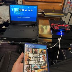 New GTA 5 Disc Game. A Red Camo Controller & No Monitor that extra $240!. 2016 PS4 500GB for $140! Extra is extra Not Free. Trade are welcome