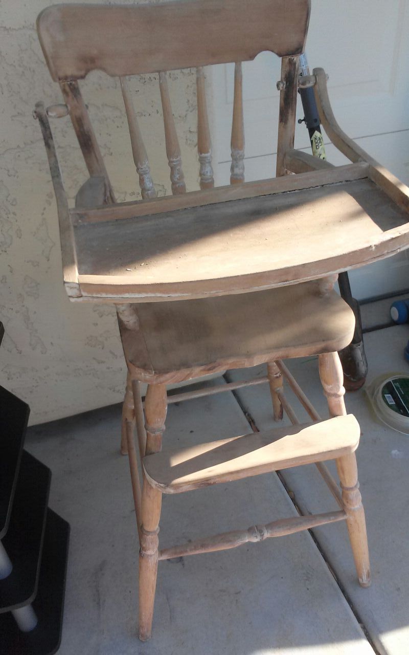 Antique baby chair