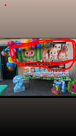 Two Cocomelon Backdrops