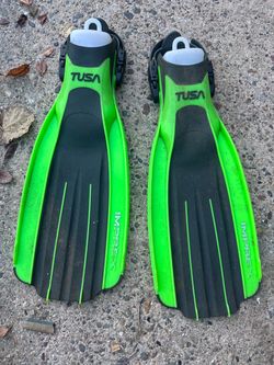 TUSA Imprex Diving Fins Green and Black