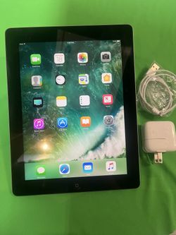 Apple iPad 4th Gen 16GB  with Retina Display WiFi  9.7” iPad—Space Gray complete